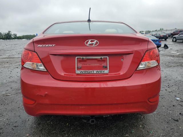  HYUNDAI ACCENT 2014 Czerwony