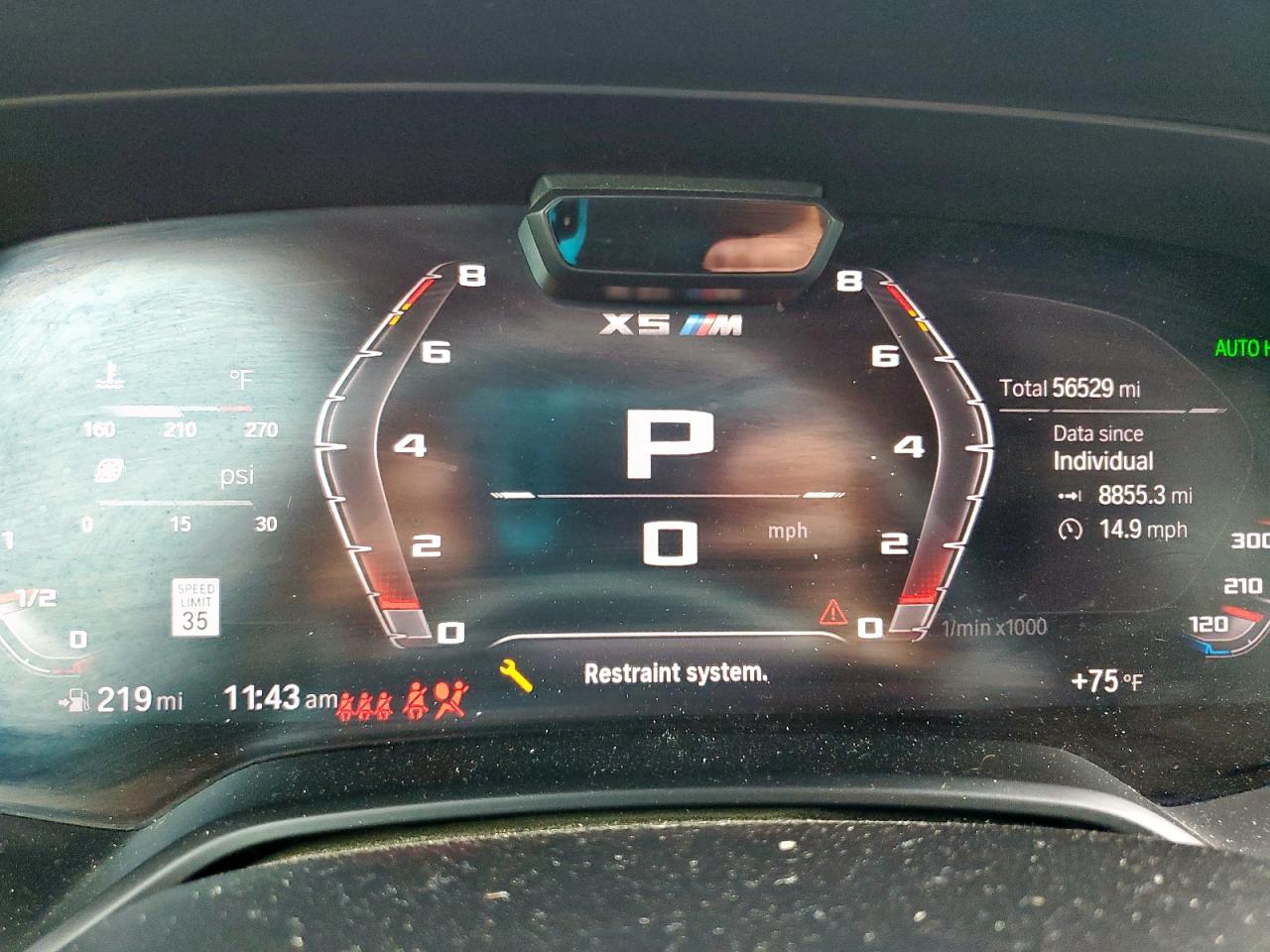 2020 BMW X5 M VIN: 5YMJU0C04L9D24146 Lot: 59639875