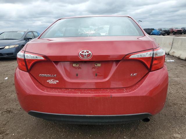  TOYOTA COROLLA 2015 Red