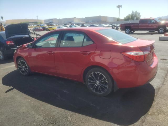  TOYOTA COROLLA 2016 Красный