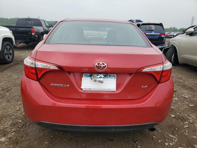  TOYOTA COROLLA 2014 Czerwony