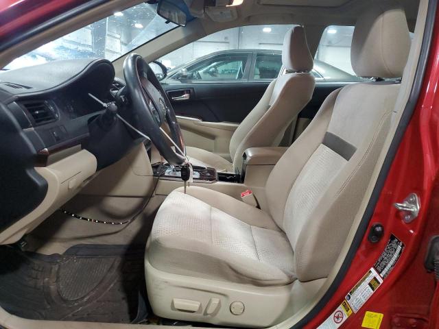  TOYOTA CAMRY 2014 Red
