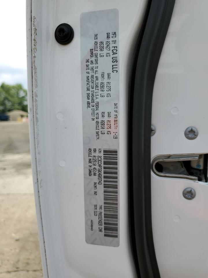 CHRYSLER 300 2019 VIN 2C3CCAPT6KH603743 zdjęcie 12
