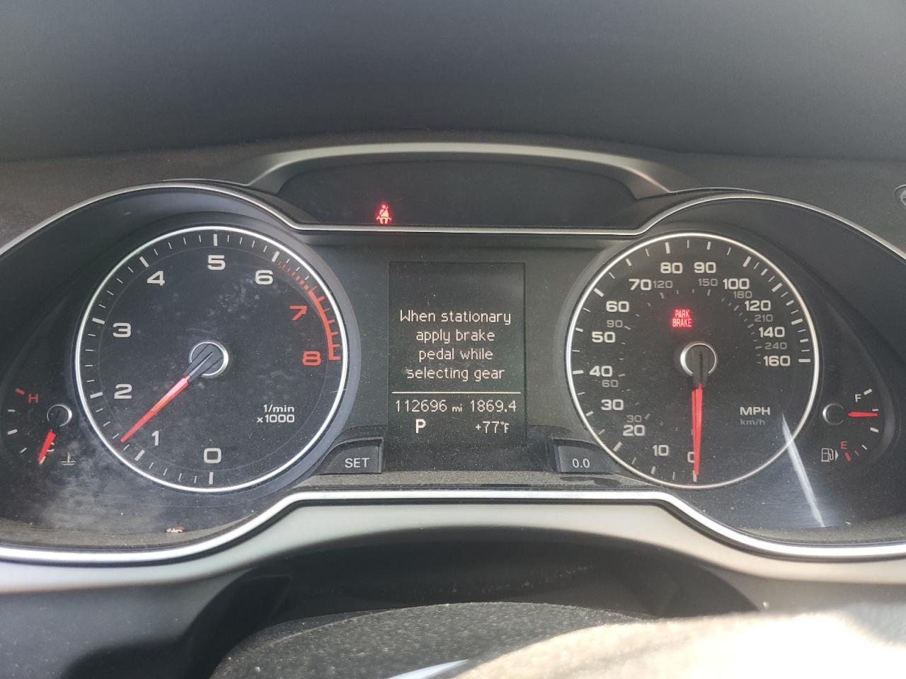 2013 Audi A4 Allroad Premium VIN: WA19FAFL5DA165212 Lot: 61052145