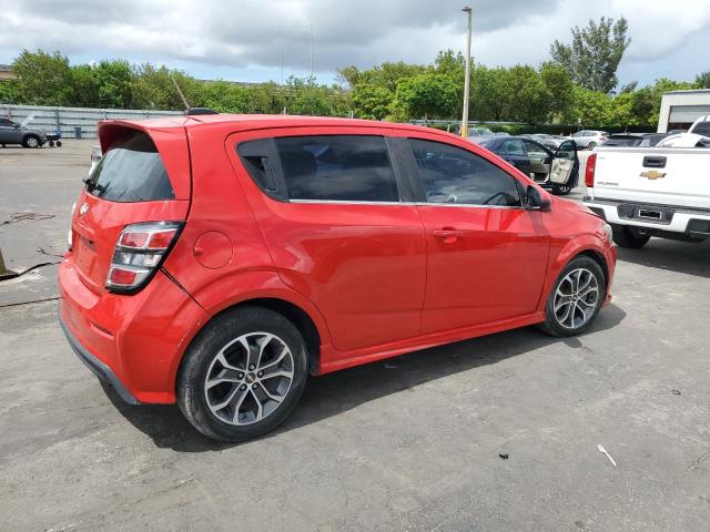 Hatchbacks CHEVROLET SONIC 2017 Red