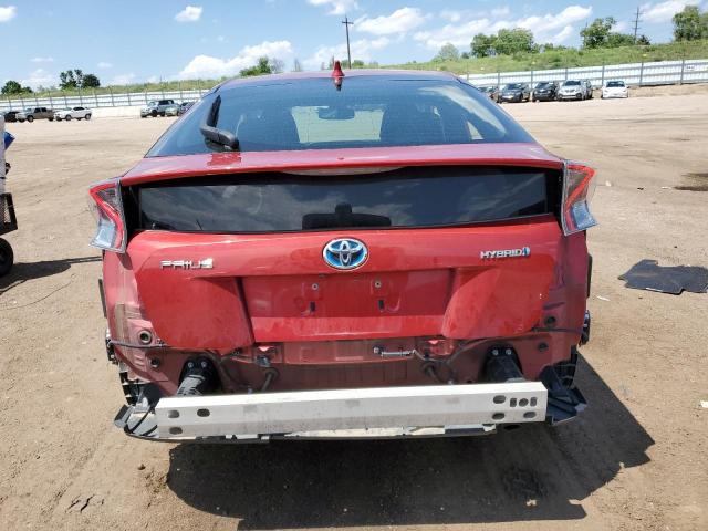 Хэтчбеки TOYOTA PRIUS 2017 Красный