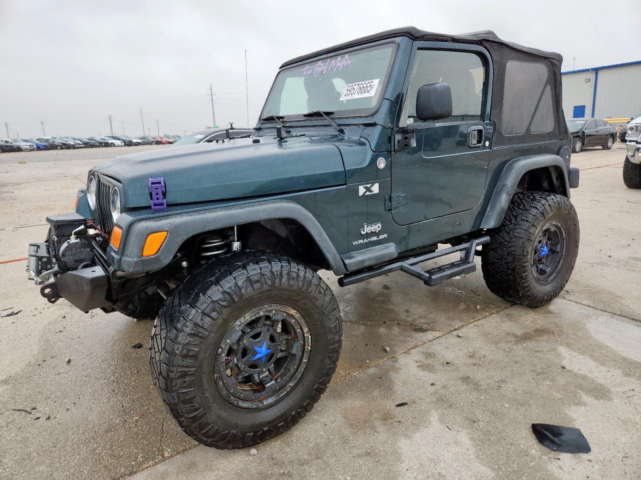 2005 Jeep Wrangler X blue null gas 1J4FA39S35P333959 photo #1