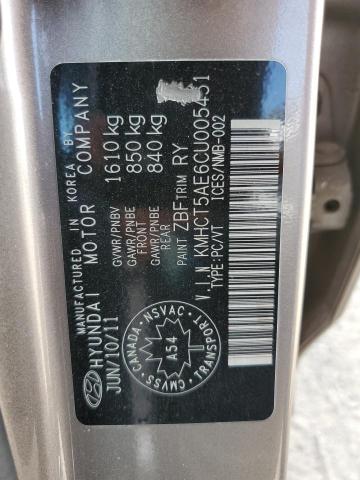 2012 HYUNDAI ACCENT GLS  