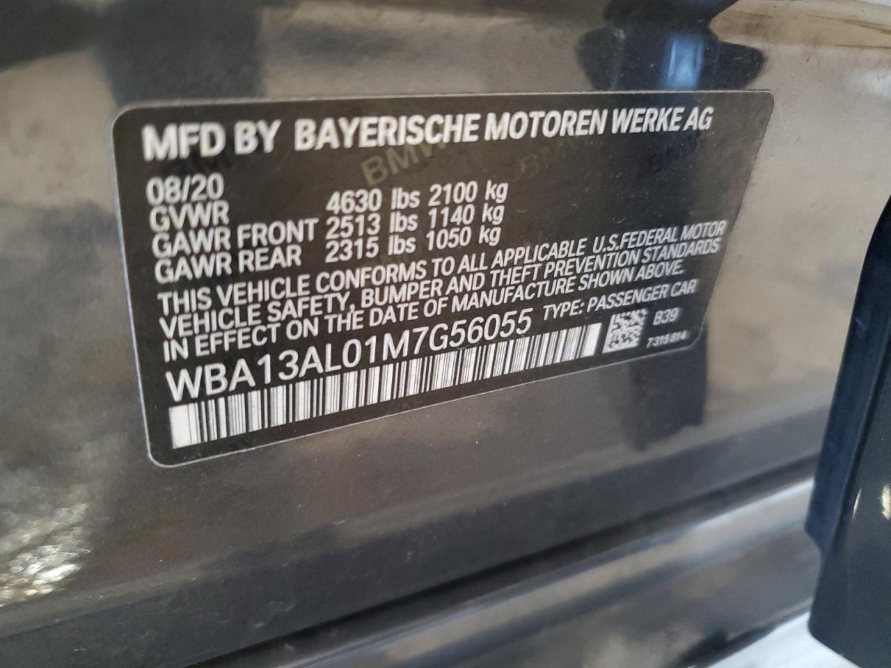 2021 BMW M235Xi VIN: WBA13AL01M7G56055 Lot: 61749965