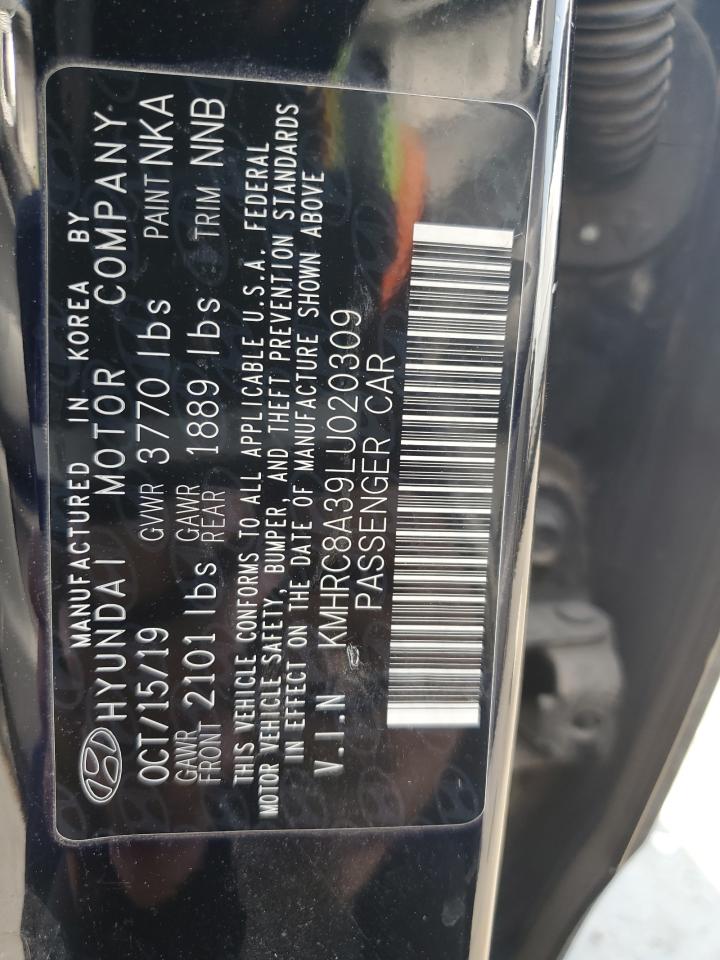2020 Hyundai Venue Sel VIN: KMHRC8A39LU020309 Lot: 62121045
