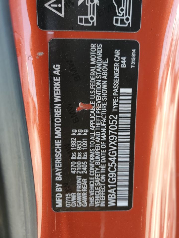 2016 BMW 228 Xi Sulev VIN: WBA1G9C54GVX97052 Lot: 61160395