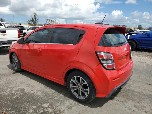Hatchbacks CHEVROLET SONIC 2017 Red