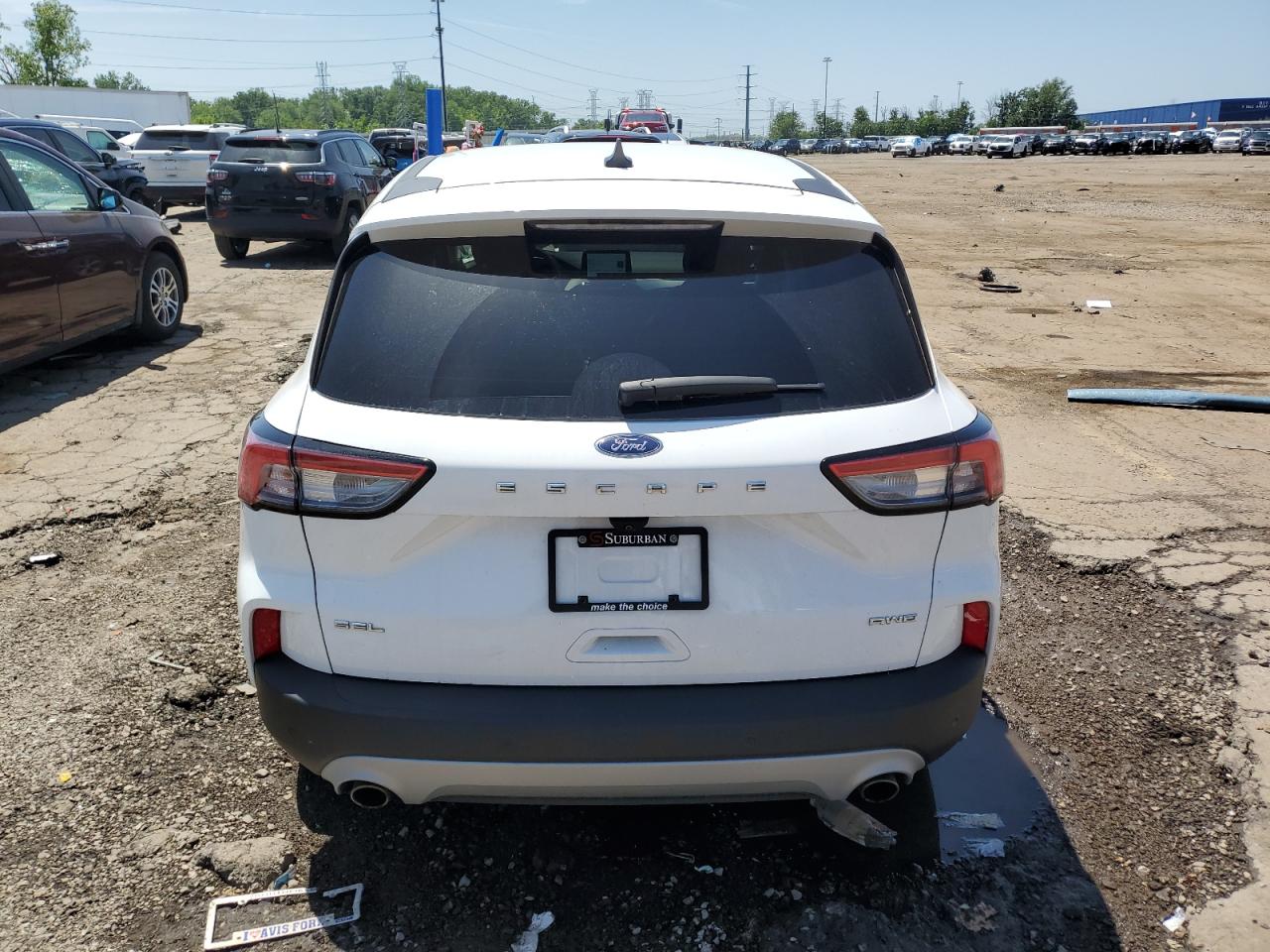 2022 Ford Escape Sel VIN: 1FMCU9H6XNUB59005 Lot: 61960025