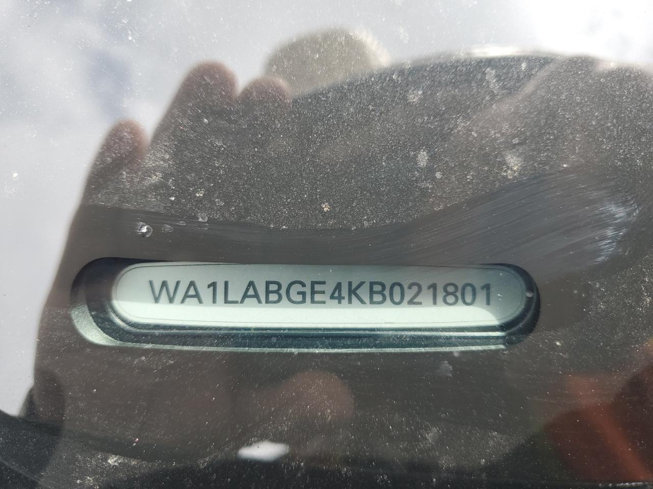 2019 Audi E-Tron Premium Plus VIN: WA1LABGE4KB021801 Lot: 59353315