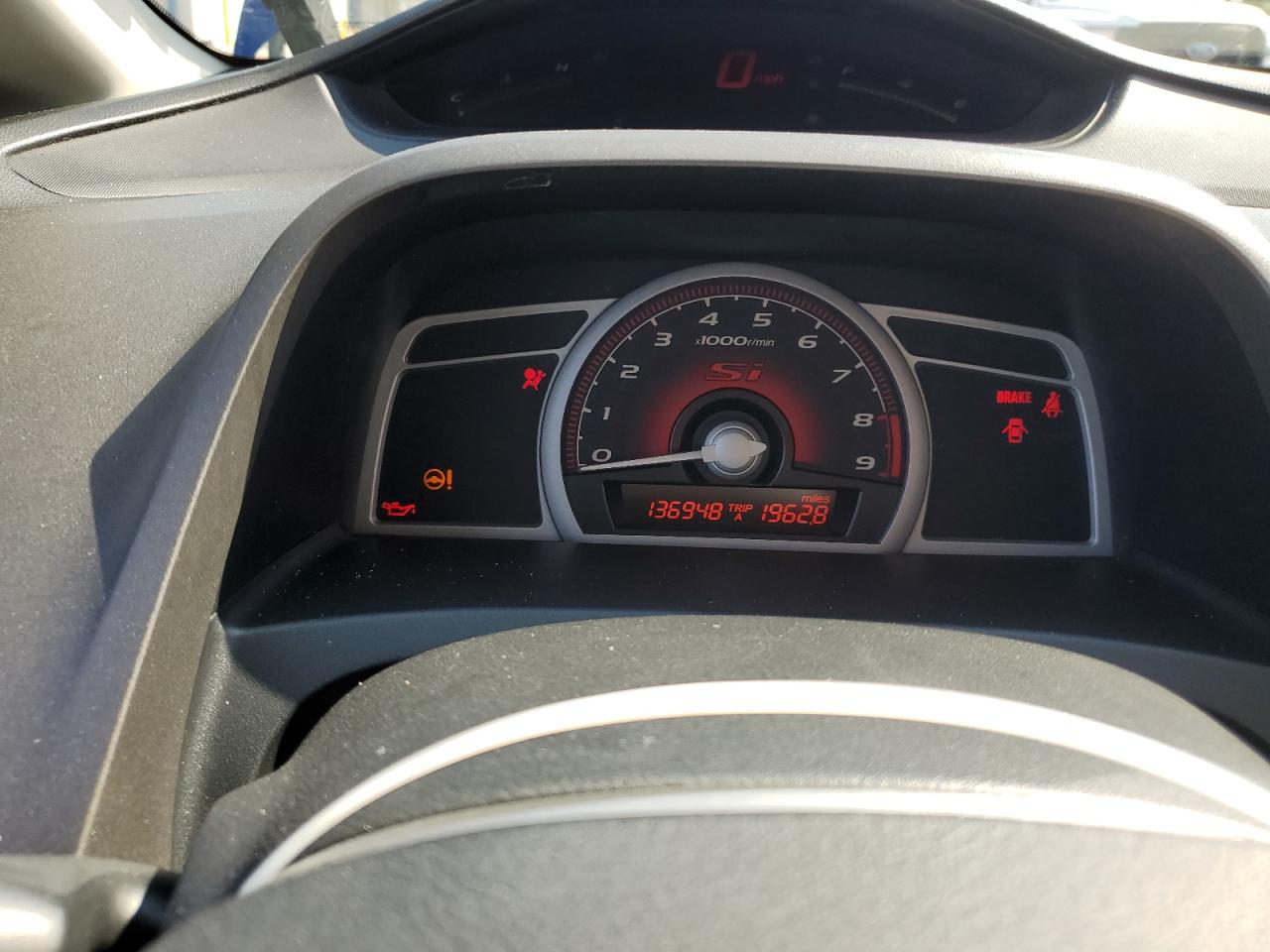 2008 Honda Civic Si VIN: 2HGFA55548H703389 Lot: 62071215