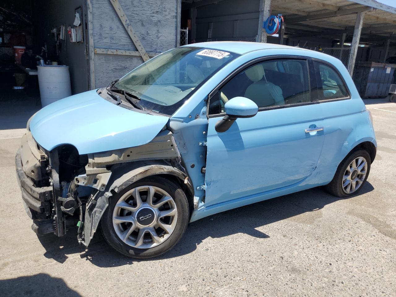 2017 Fiat 500 Pop zu verkaufen in Fresno, CA - Front End