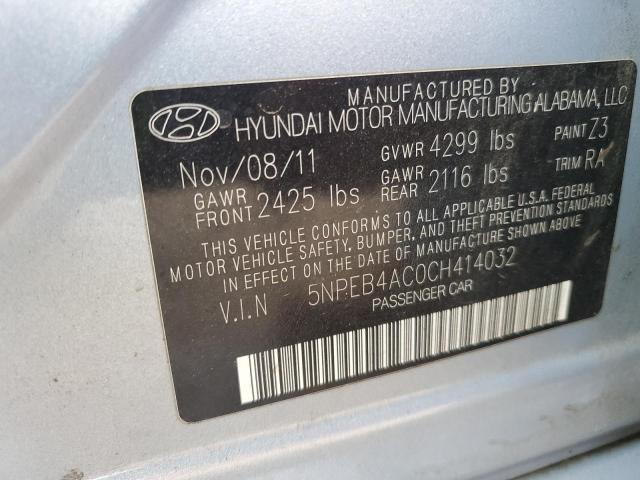 2012 HYUNDAI SONATA GLS  
