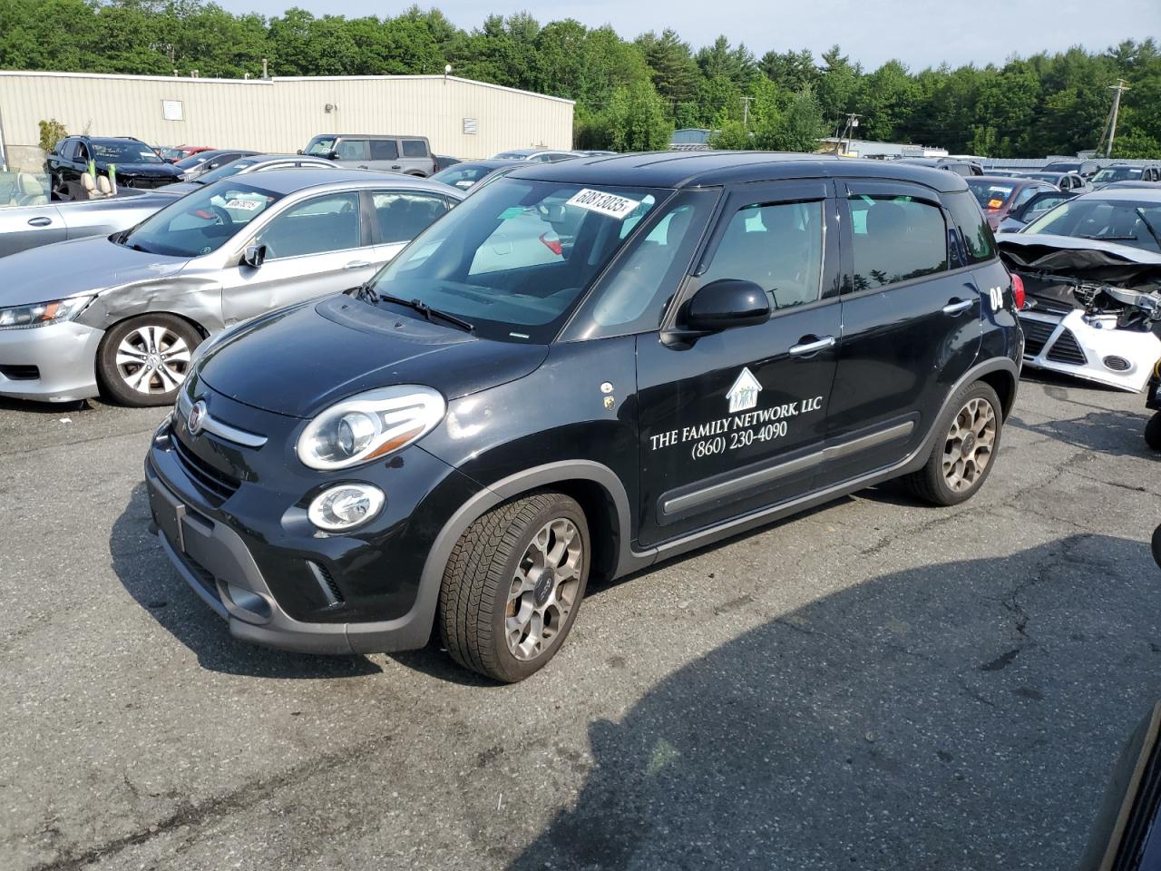 2014 Fiat 500L Trekking en Venta en Exeter, RI - Rear End