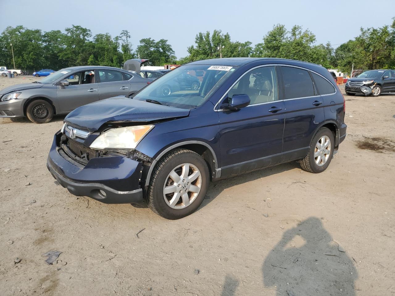 2008 Honda Cr-V Exl იყიდება Baltimore-ში, MD - Front End