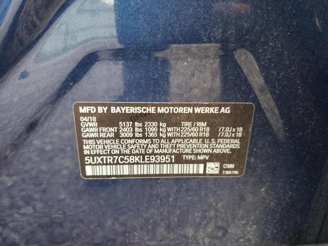 2019 BMW X3 SDRIVE30I  