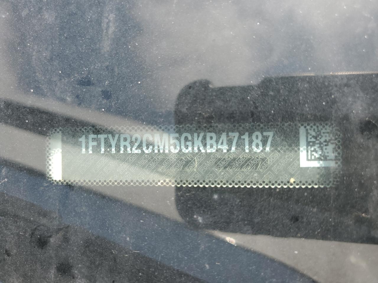 2016 Ford Transit T-250 VIN: 1FTYR2CM5GKB47187 Lot: 59199525
