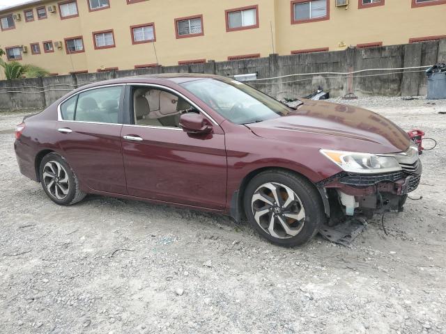  HONDA ACCORD 2016 Червоний