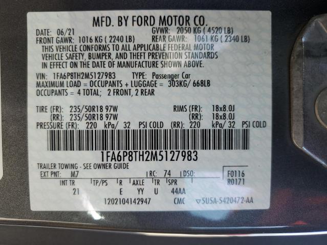 2021 FORD MUSTANG   