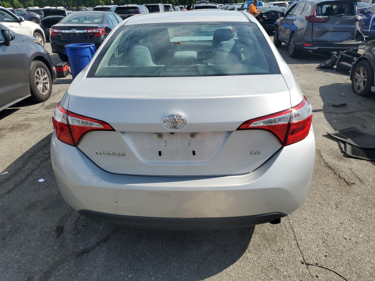 2016 Toyota Corolla L VIN: 2T1BURHE6GC625925 Lot: 62866405