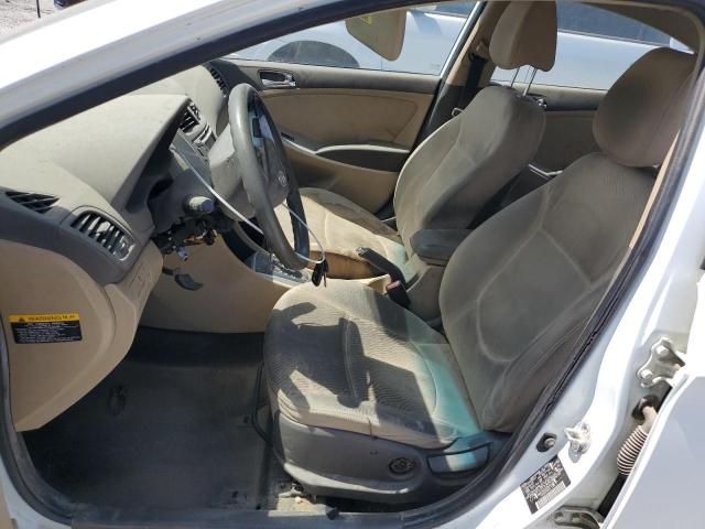  HYUNDAI ACCENT 2013 Белый