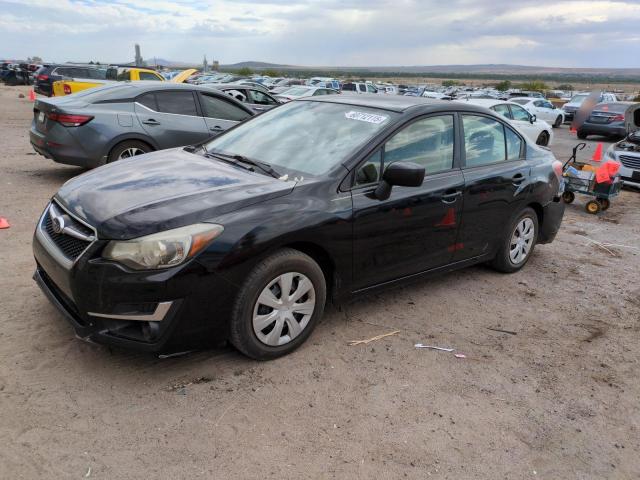 Sedans SUBARU IMPREZA 2015 Czarny