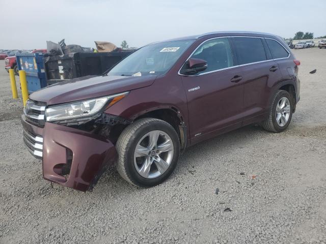  TOYOTA HIGHLANDER 2017 Бургунди