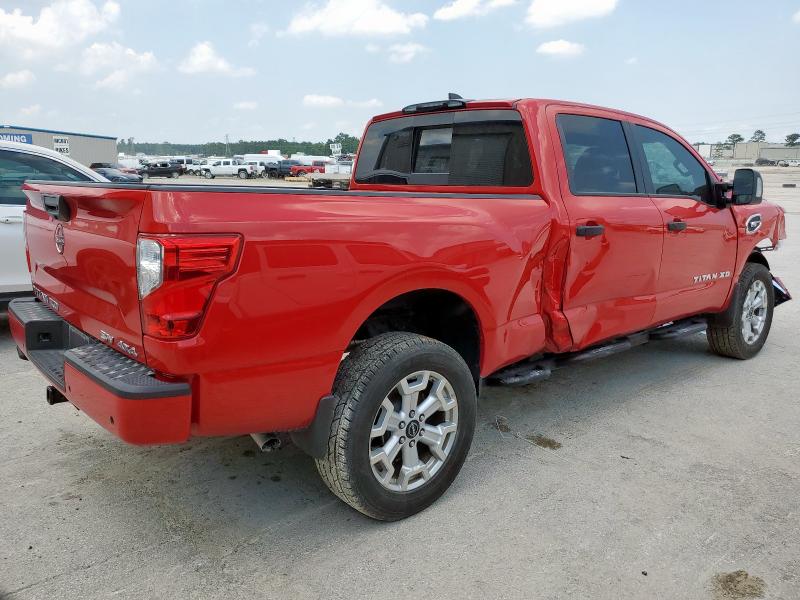  NISSAN TITAN 2023 Czerwony