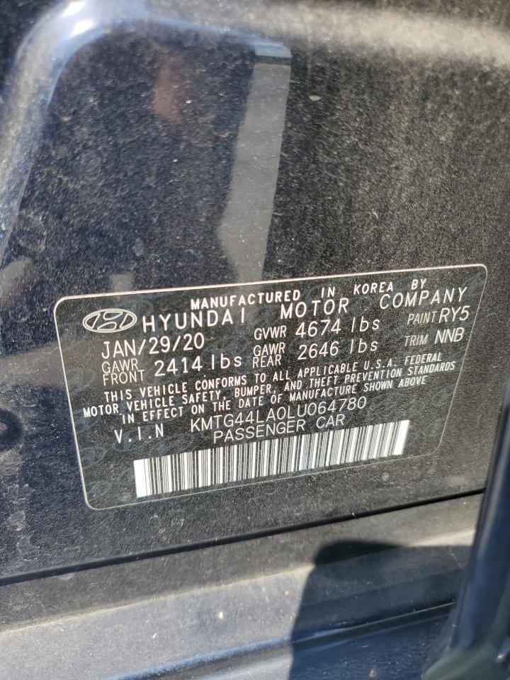2020 Genesis G70 Prestige VIN: KMTG44LA0LU064780 Lot: 62447805