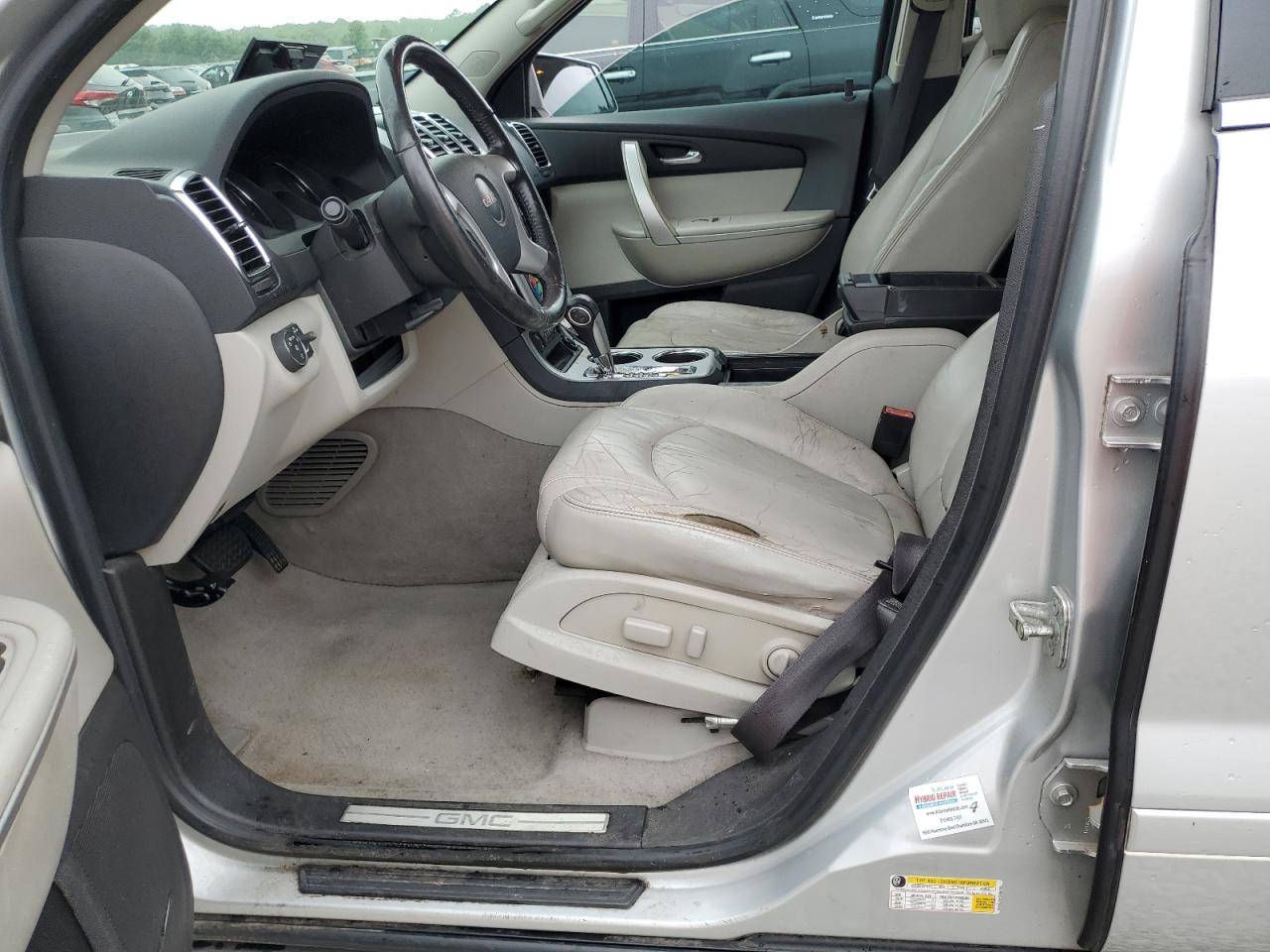 2010 GMC Acadia Slt-2 VIN: 1GKLRNED6AJ166244 Lot: 61407965