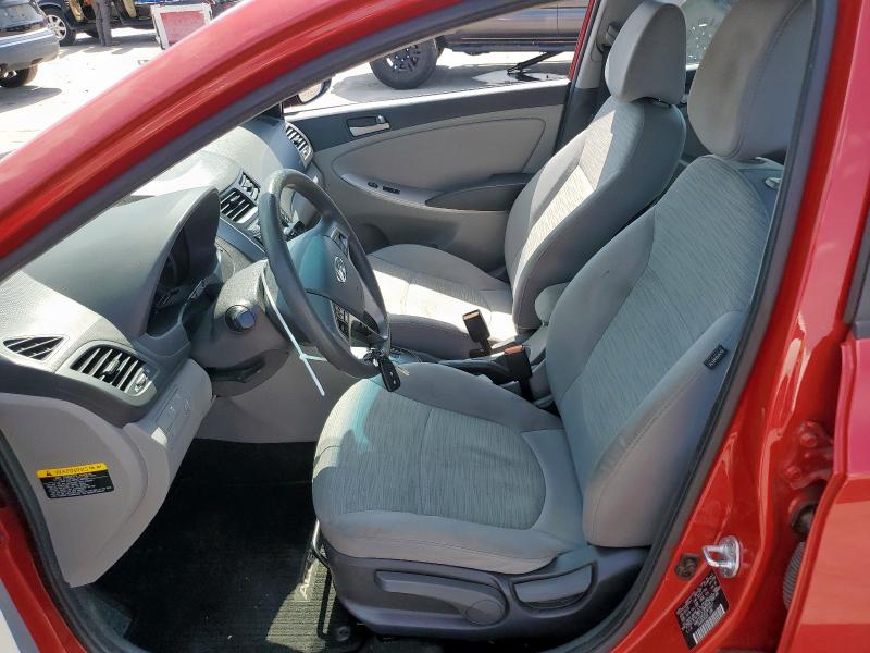  HYUNDAI ACCENT 2015 Czerwony