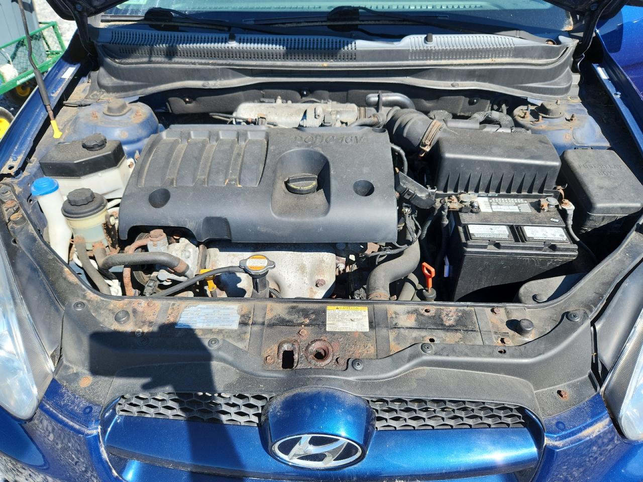 2010 Hyundai Accent Blue VIN: KMHCM3AC9AU168706 Lot: 63093155