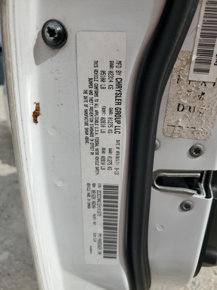 2014 Chrysler 300 VIN: 2C3CCAAG1EH141673 Lot: 60626325