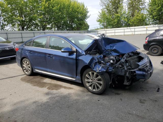  HYUNDAI SONATA 2017 Granatowy