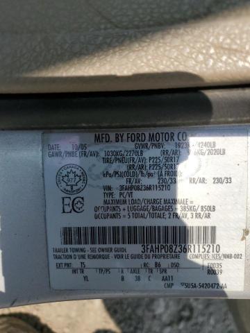 2006 FORD FUSION SEL  