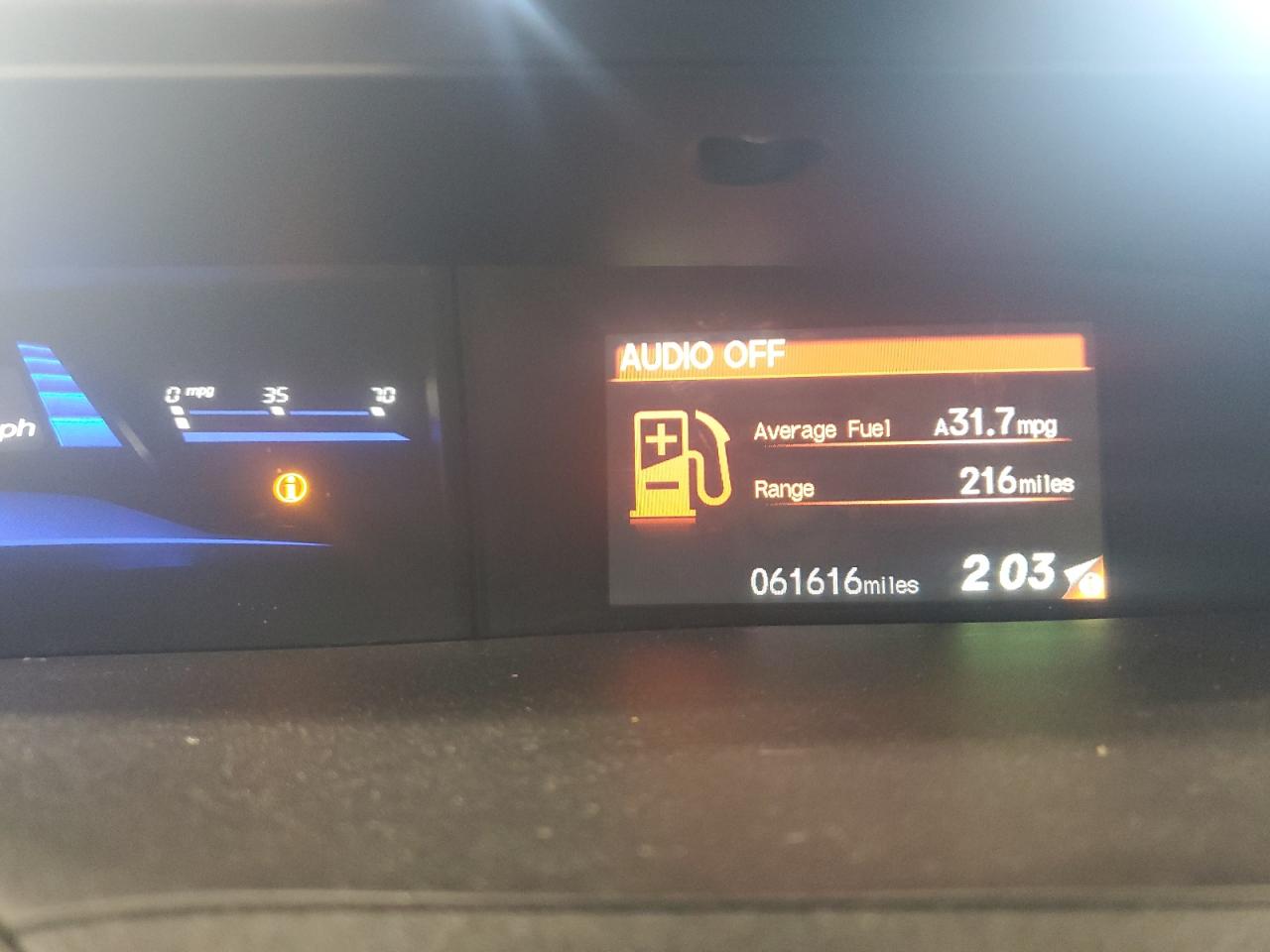 HONDA CIVIC 2012 VIN 2HGFG3B5XCH544006 zdjęcie 9