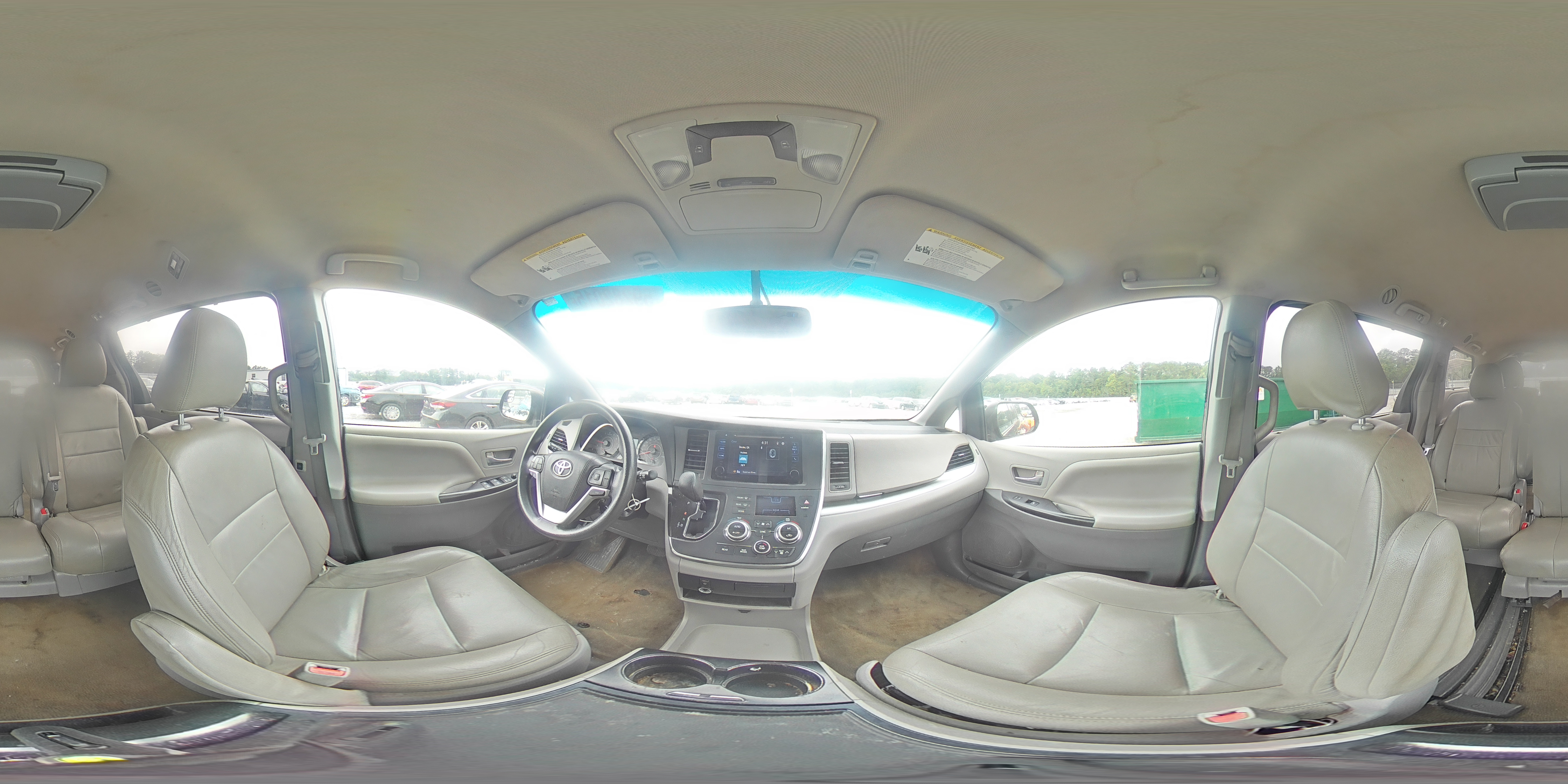2015 Toyota Sienna Le VIN: 5TDKK3DC4FS606884 Lot: 59282015