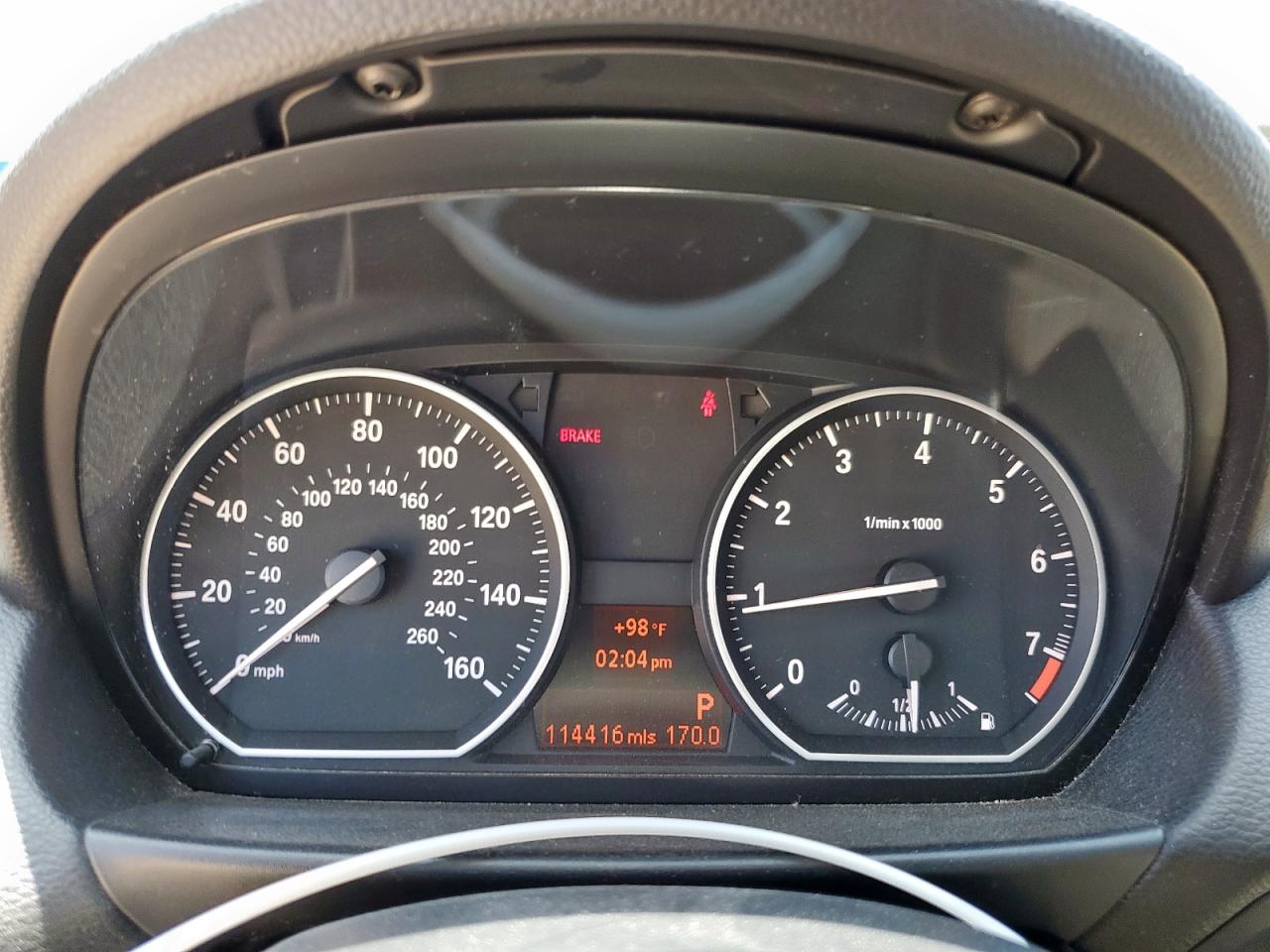 2013 BMW 128 I VIN: WBAUP7C51DVP24637 Lot: 58507635