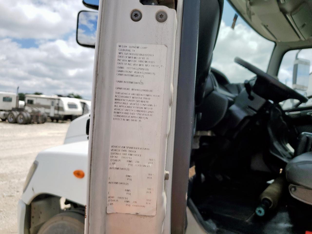 HINO All Models 2016 VIN 5PVNE8JV3G4S54580 photo 10