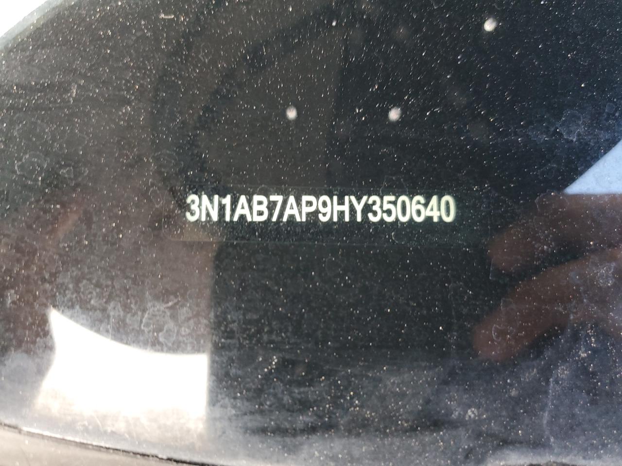 2017 Nissan Sentra S VIN: 3N1AB7AP9HY350640 Lot: 58824275