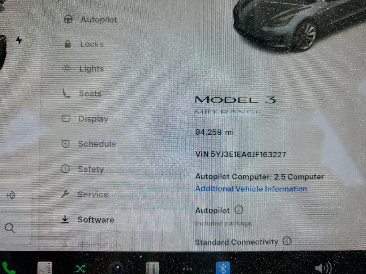 TESLA MODEL 3 2018 VIN 5YJ3E1EA6JF163227 zdjęcie 9