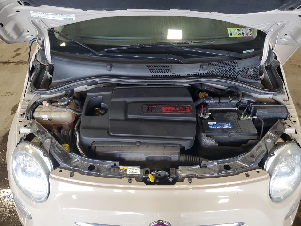 2012 Fiat 500 Lounge VIN: 3C3CFFER4CT382843 Lot: 63060105