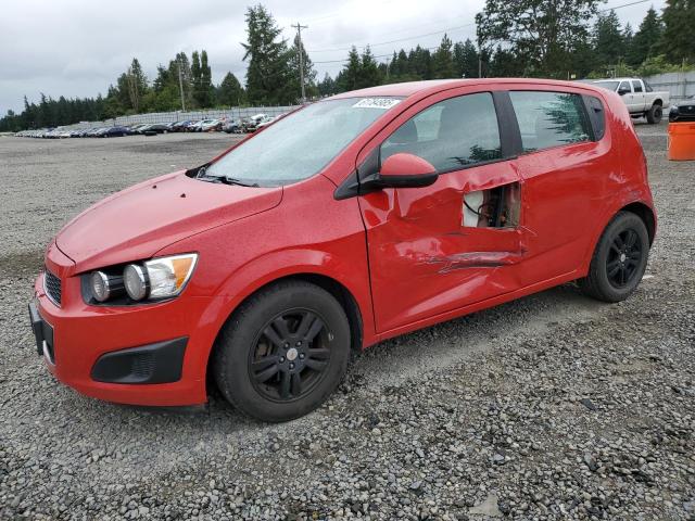  CHEVROLET SONIC 2012 Czerwony