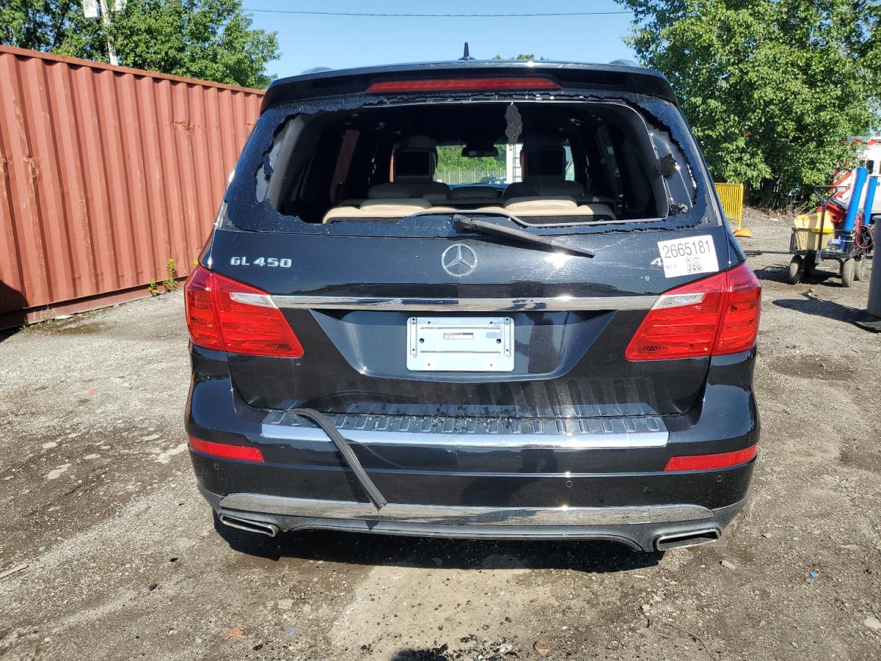 2015 Mercedes-Benz Gl 450 4Matic VIN: 4JGDF6EE7FA449438 Lot: 61621435
