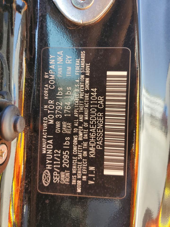 2013 Hyundai Elantra Coupe Gs VIN: KMHDH6AE5DU011044 Lot: 63008985
