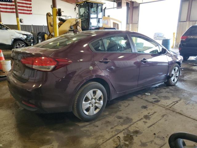  KIA FORTE 2017 Burgundy